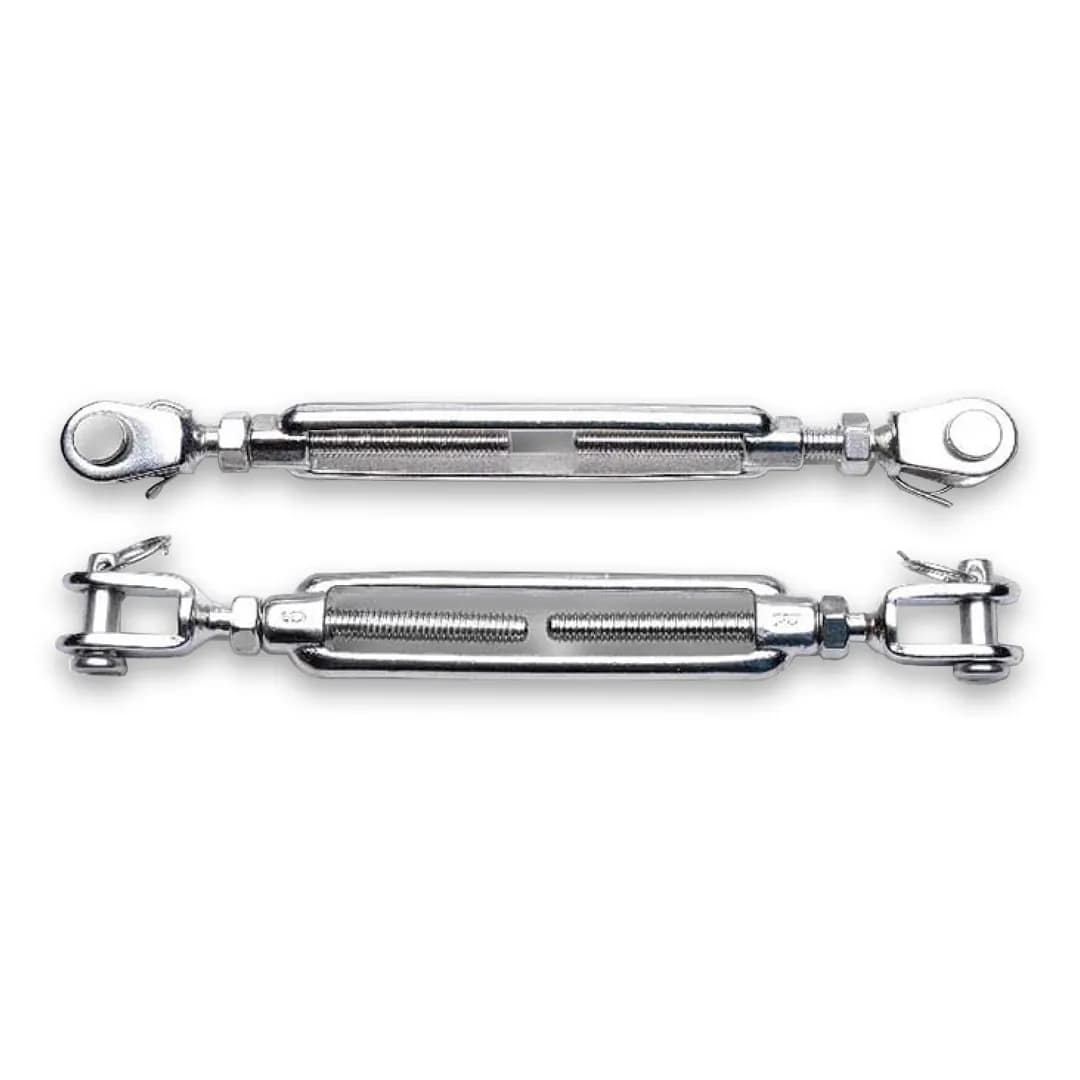 Clevis + Open Turnbuckle + Clevis CableRod